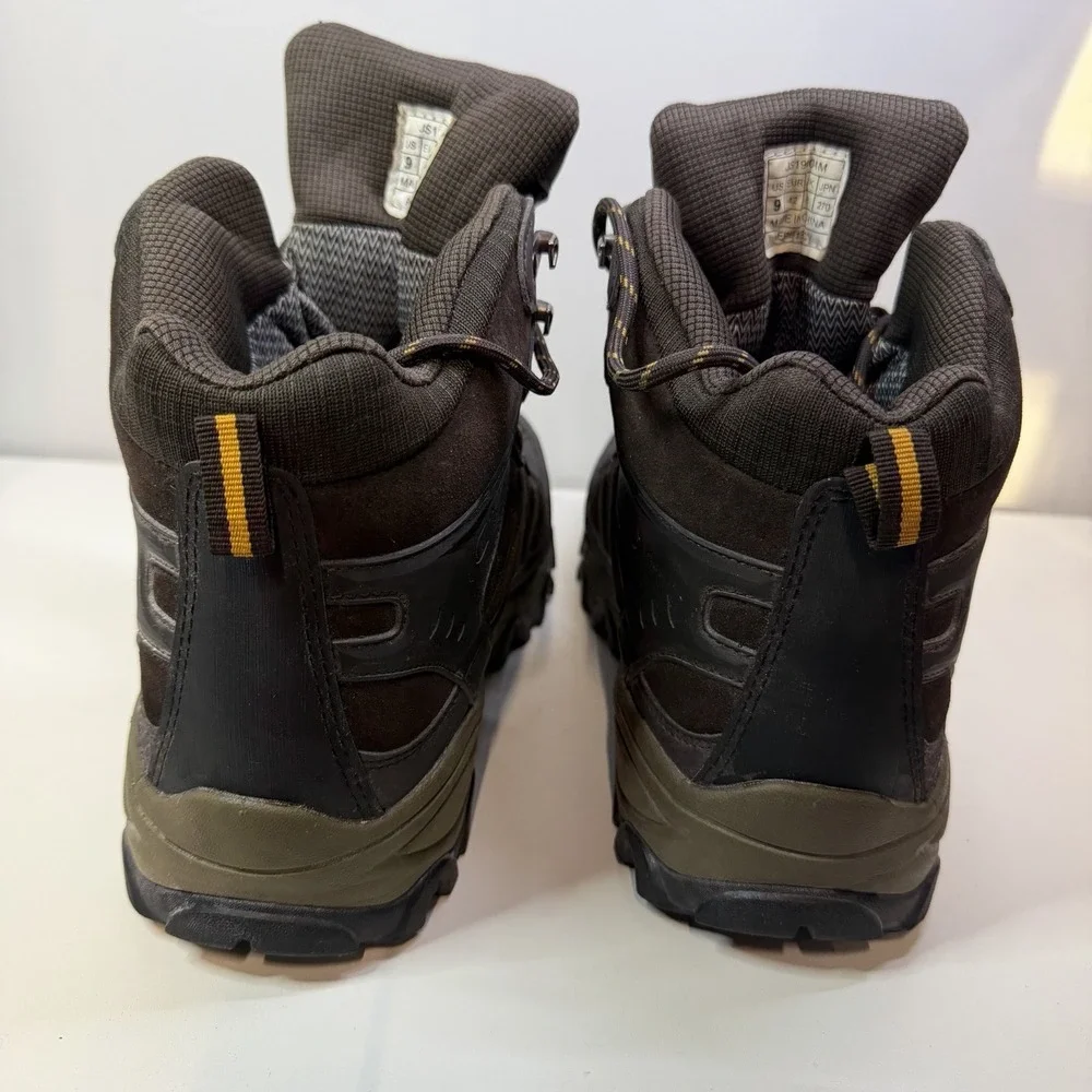 Men's Waterproof Hiking Boots Lightweight Non-Slip Trail Work Shoes Size 9